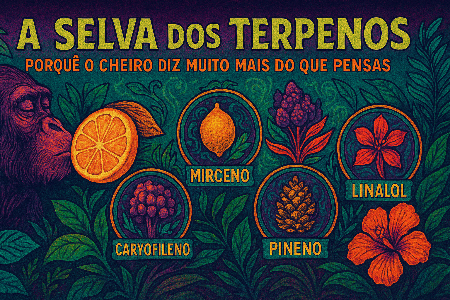 A Selva dos Terpenos: Porquê o Cheiro Diz Muito Mais do que Pensas