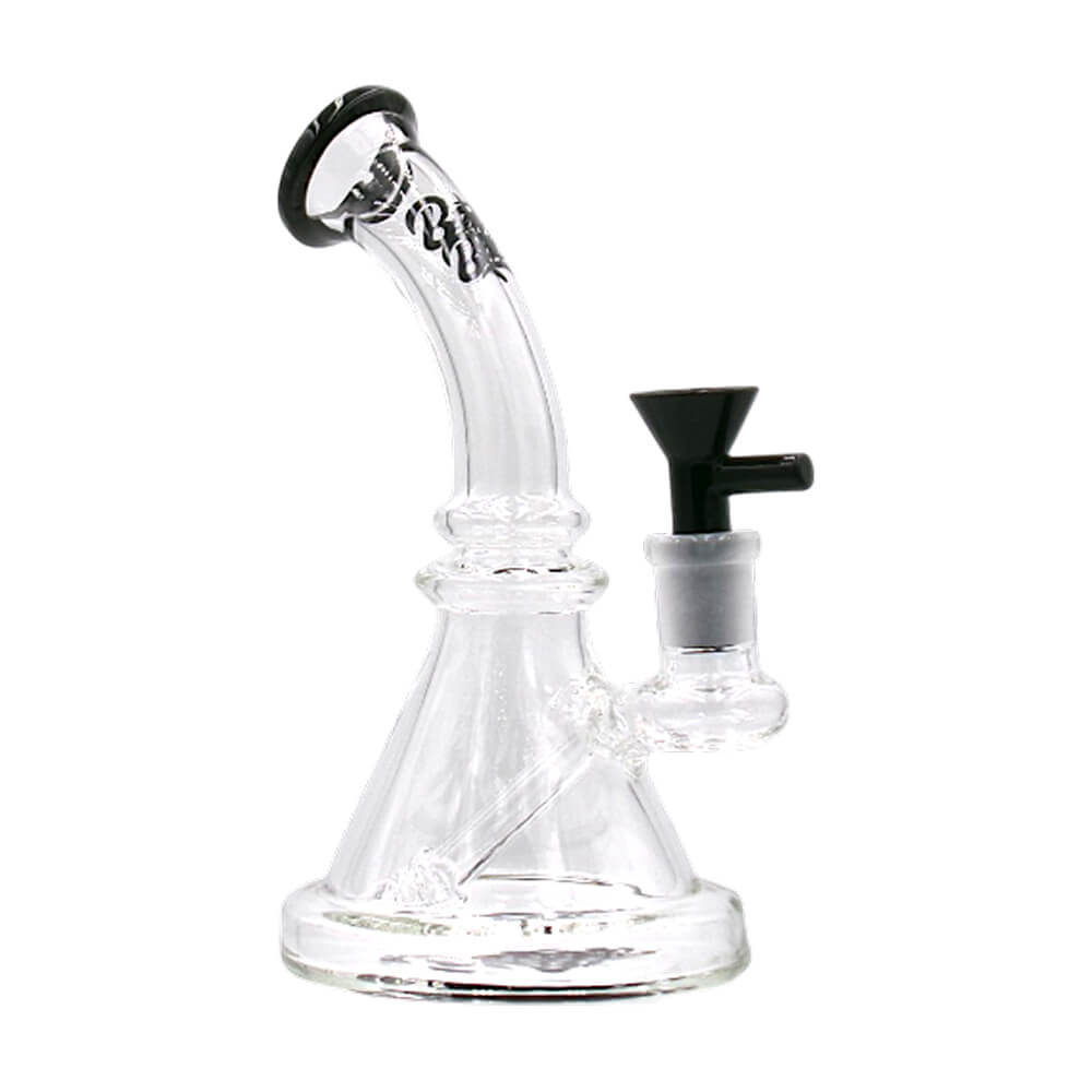 Best Buds Bent Neck Glass Bong 19.5cm