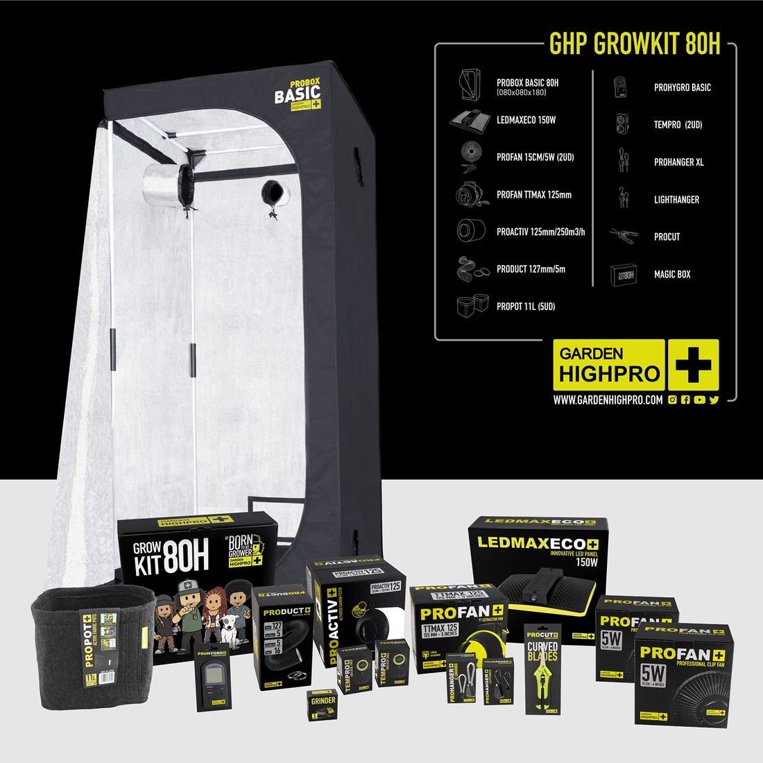 GARDEN HIGHPRO GROW KIT 80 KIT