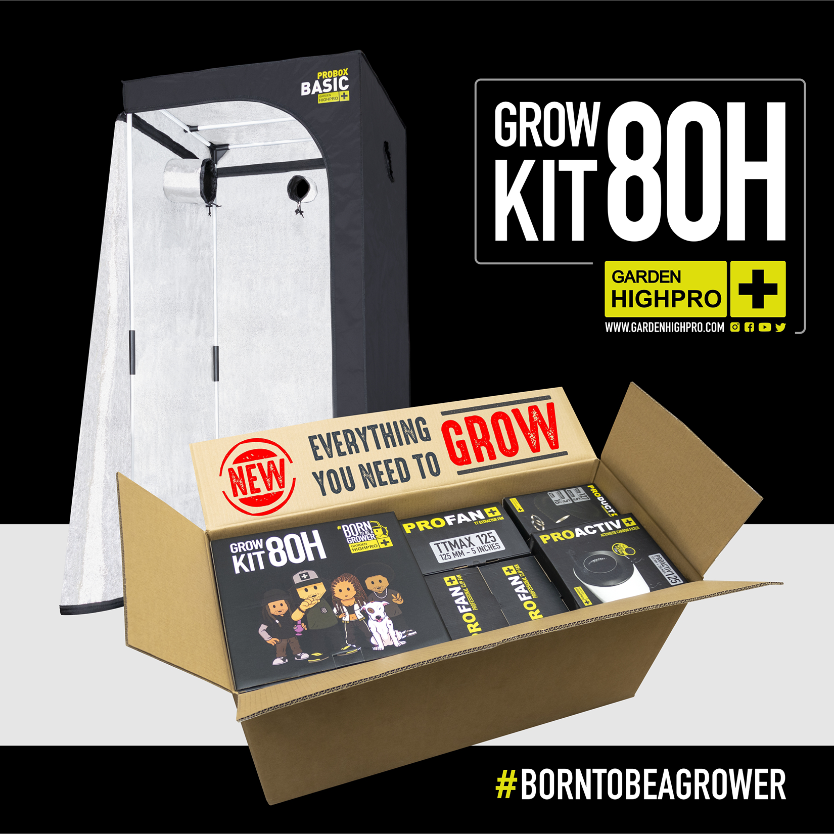 GARDEN HIGHPRO GROW KIT 80 KIT