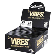 VIBES Rolling Papers King Size Slim with Tips Ultra Thin