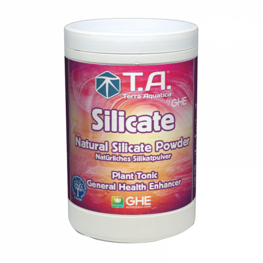 Pó de silicato natural