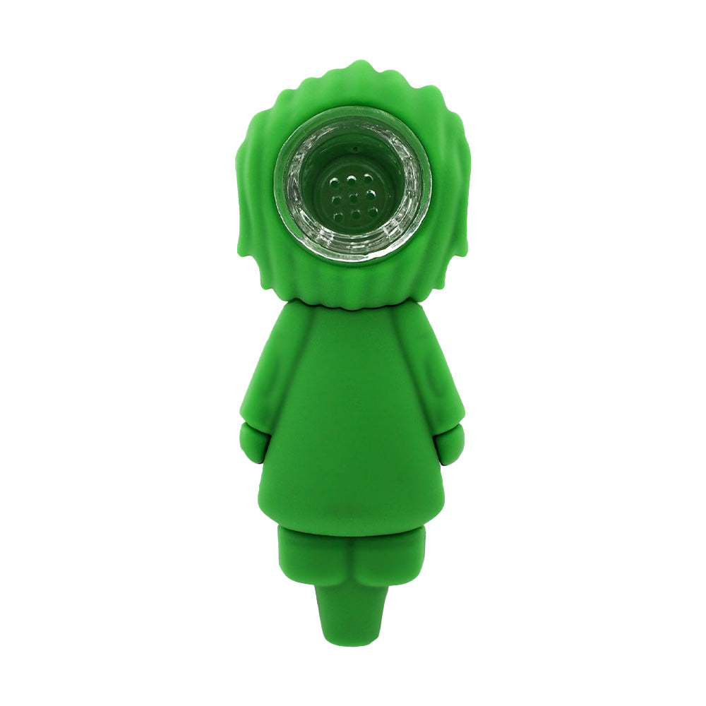 Clown Villain Silicone Pipe Red 10.5cm