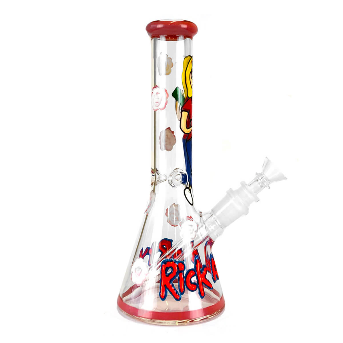 Cartoon Girl Handcrafted Glass Bong 25cm