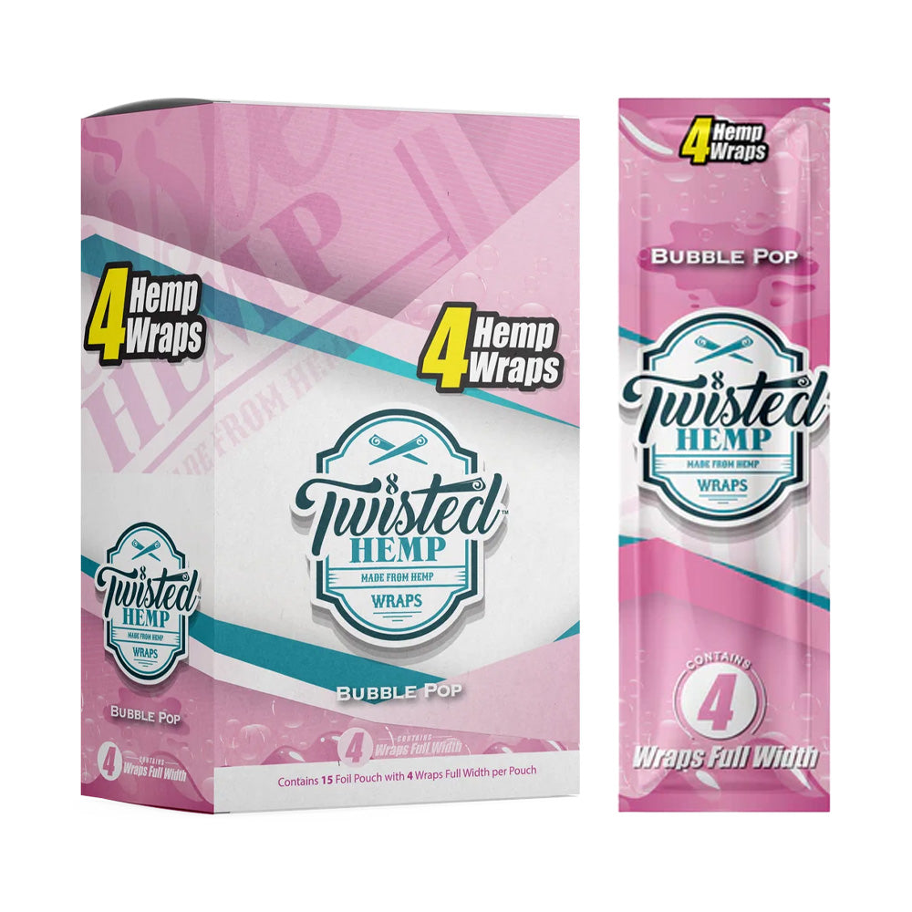 Twisted Hemp Wraps Bubble Pop