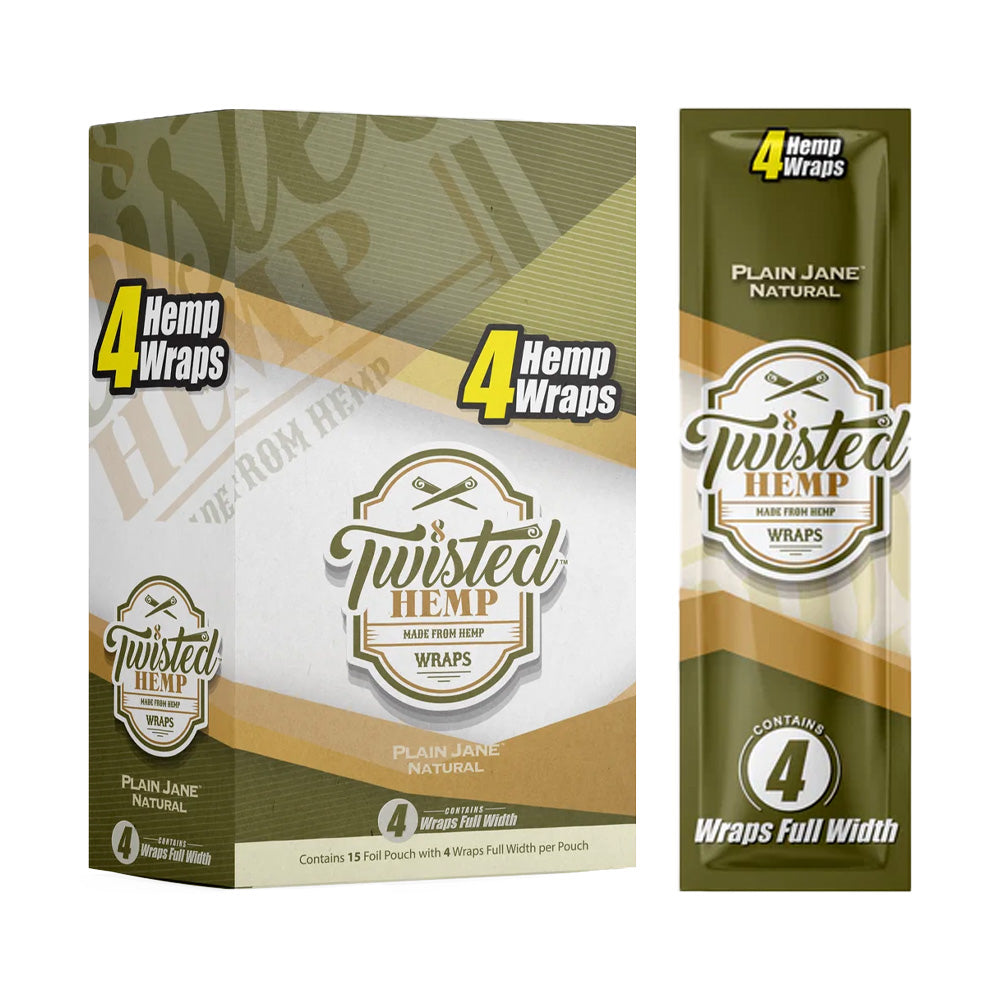 Twisted Hemp Wraps Plain Jane