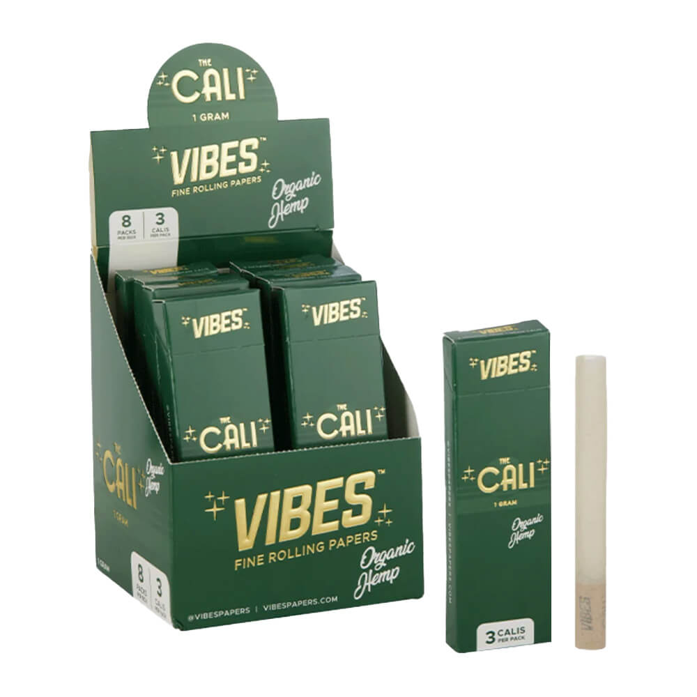 VIBES The Cali Cones Organic Hemp 1g 3-Pack