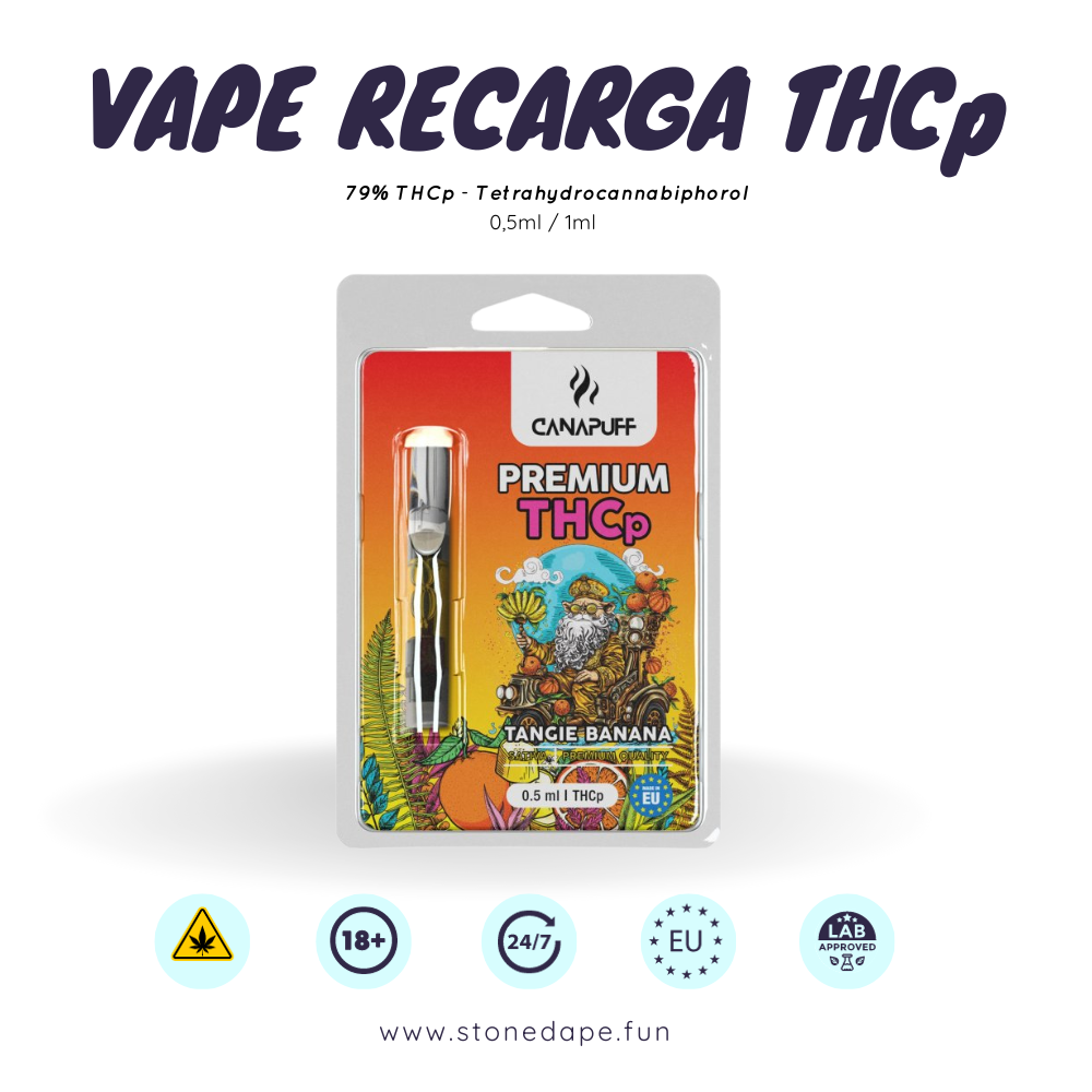 TANGIE BANANA 79% THCp - CanaPuff - ONE USE - 1ml 