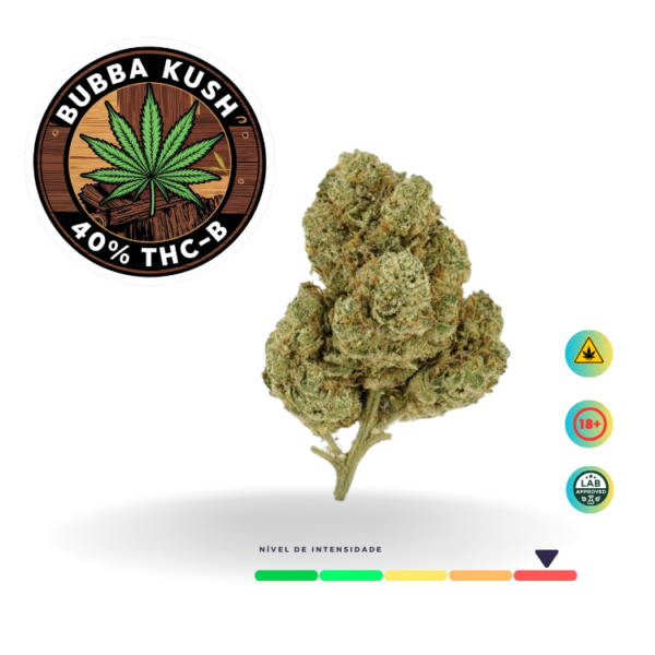 Flôr Seca Bubba Kush 40% THC-B