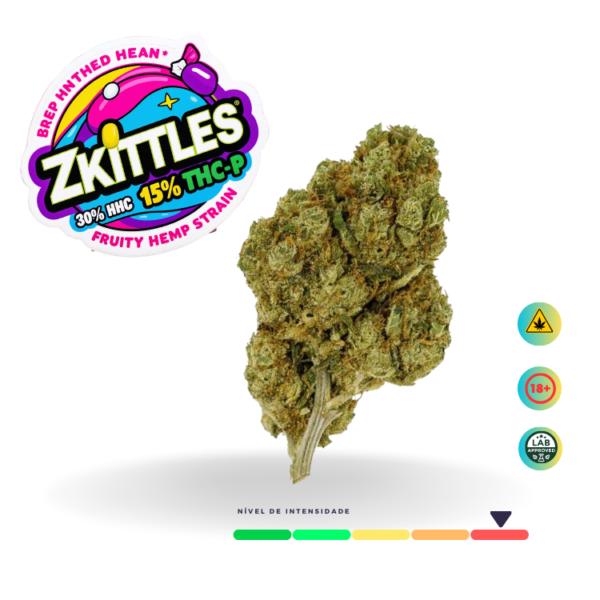 Flôr Seca  Zkittles  30% HHC e 15% THC-P