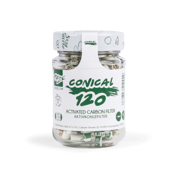 PURIZE® Filtro Cónico de Carvão Ativado - 120 Uni.