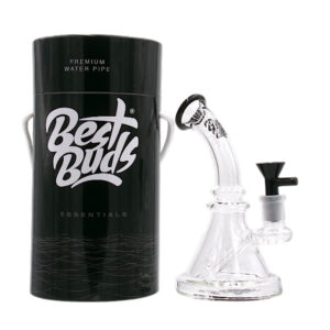 Bong de Vidro “Best Buds” – 18cm | Pequeno no Tamanho, Gigante na Brisa