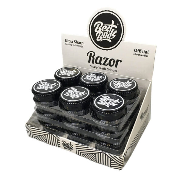 Grinder Best Buds “Razor” – Dentes Ultra Afiados 55mm | Porque a Brisa Merece Precisão