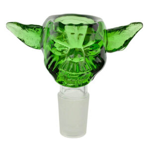 Bowl “Yoda Verde” – Vidro 18mm | Para Bongs com Estilo Galáctico